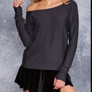 Black Milk Off The Shoulder Sweater